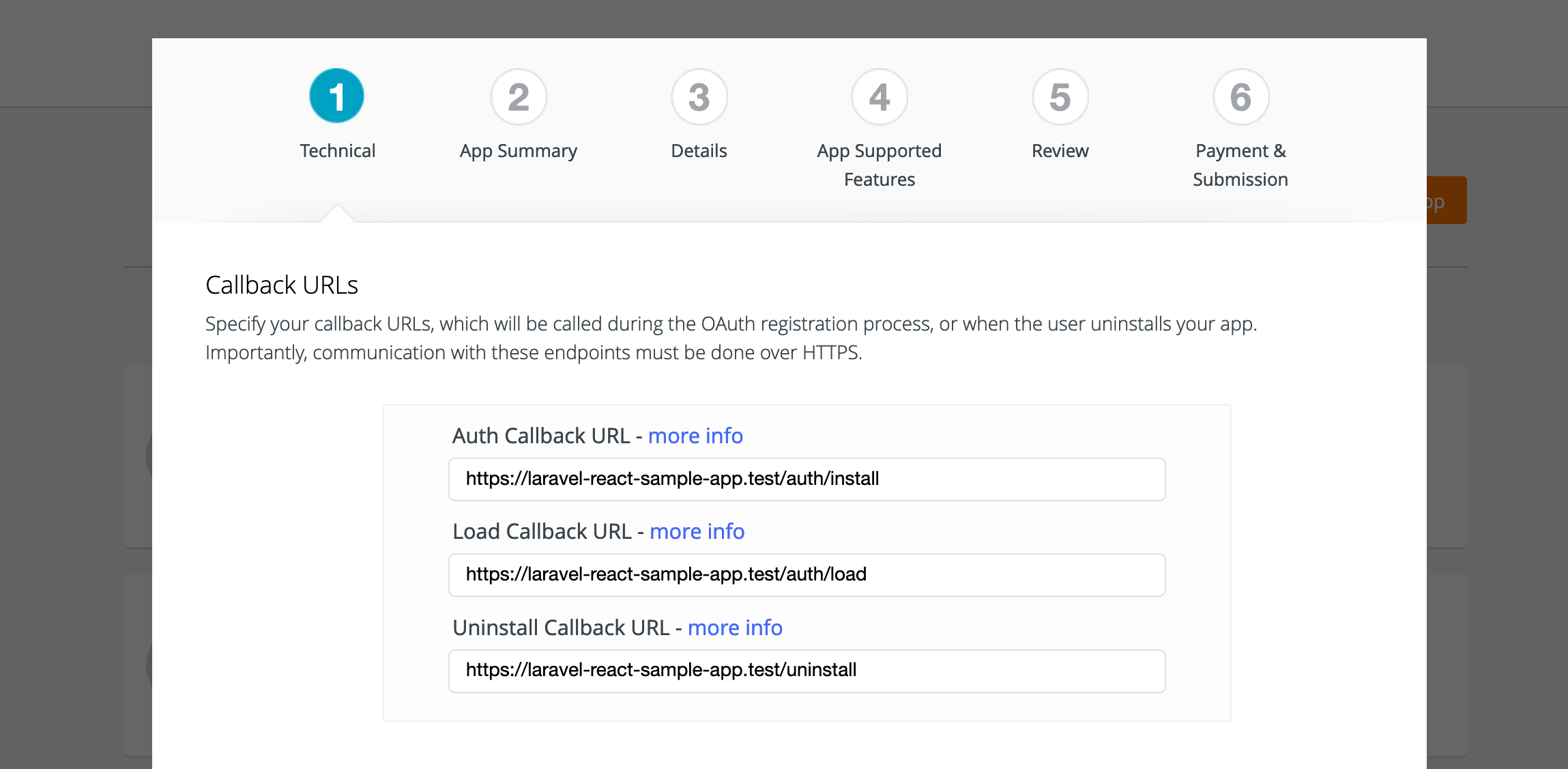BigCommerce AppPortal Callback URLs