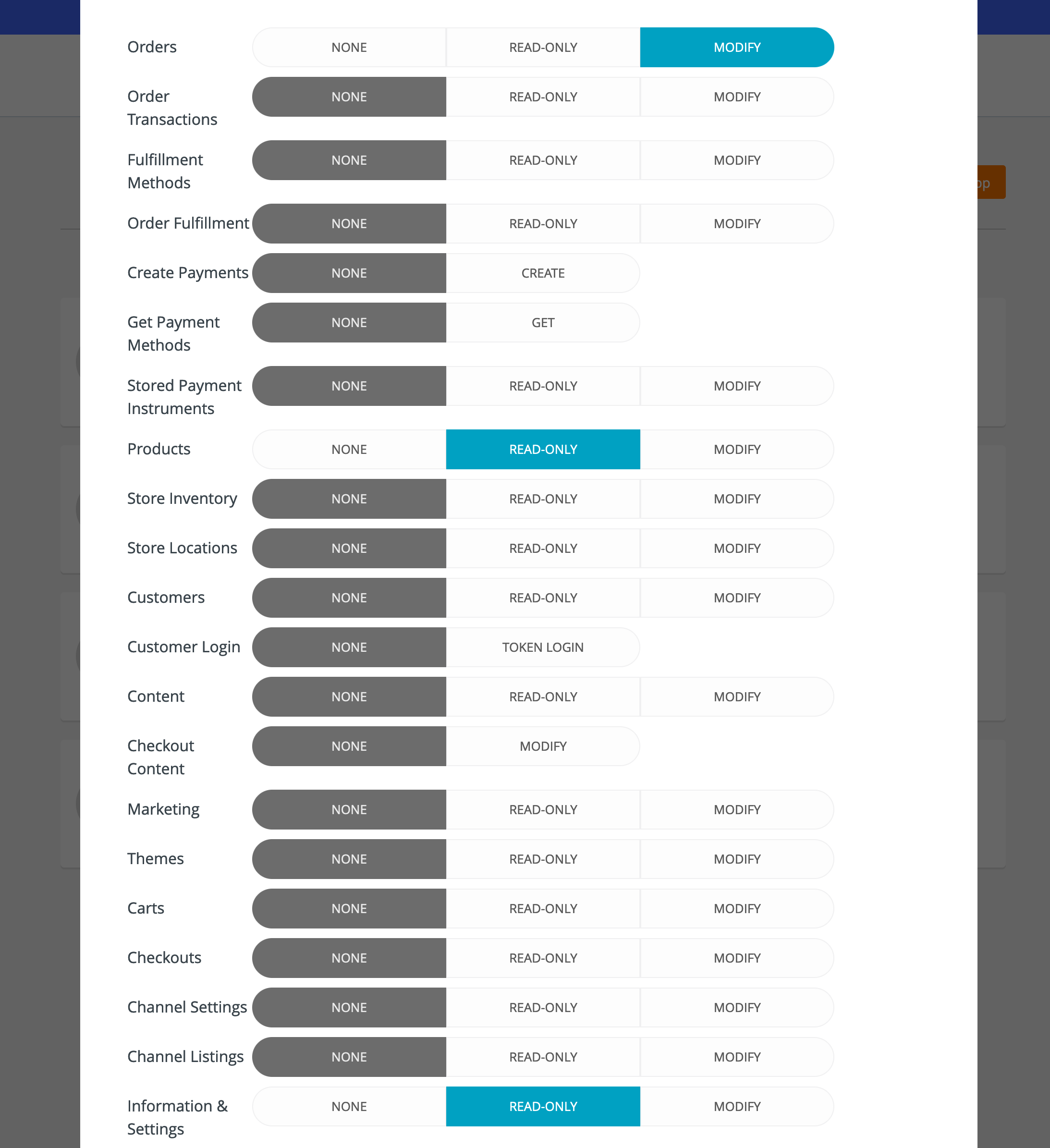 BigCommerce AppPortal App Scope